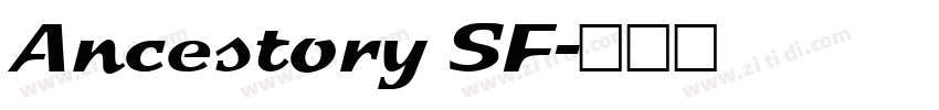 Ancestory SF字体转换